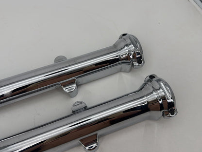 1999 - 2006 Harley-Davidson Dyna Low Rider Front Left & Right Fork Legs Sliders Chrome