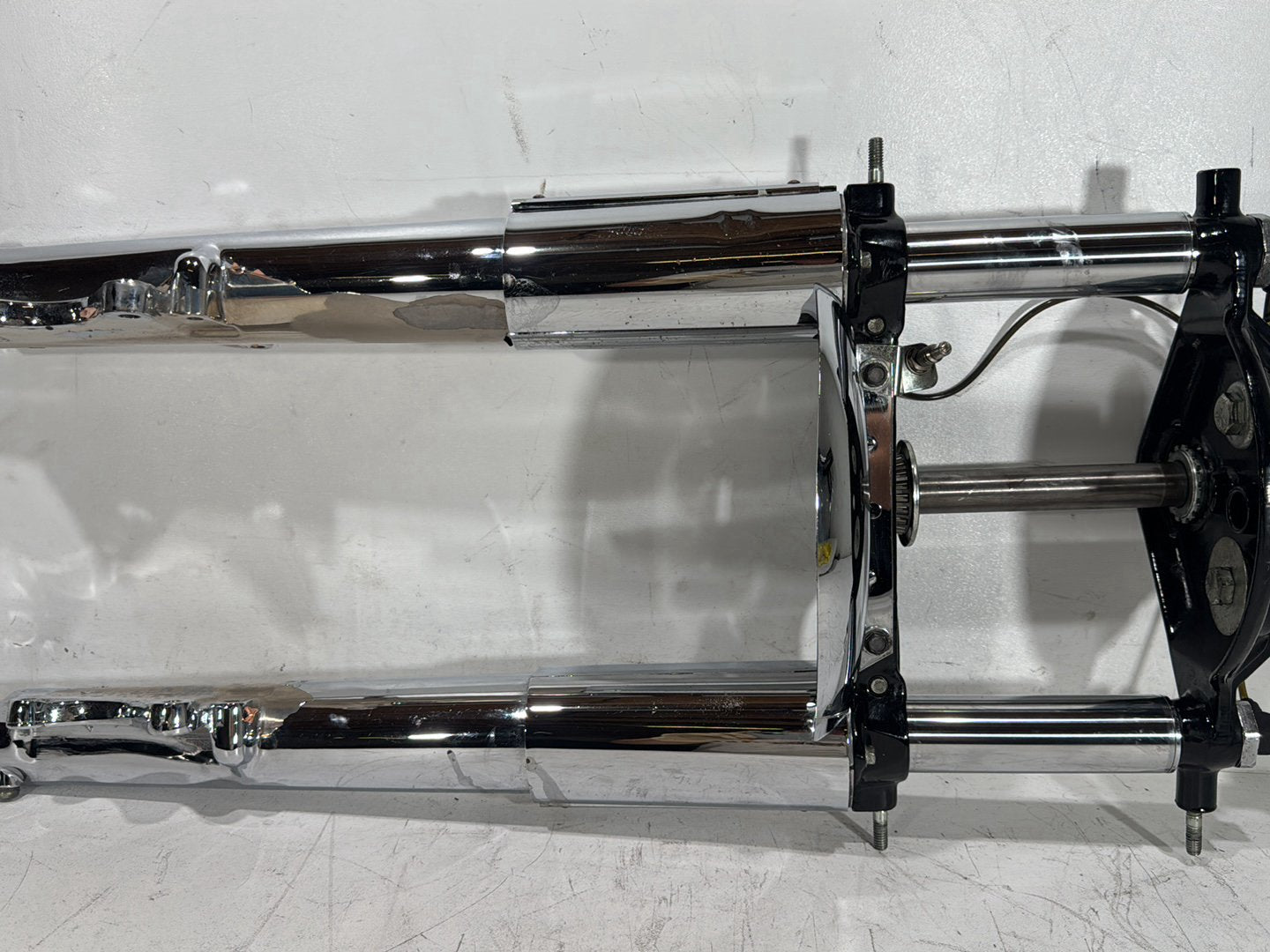 1996 Harley Road King Touring Police FLHPI OEM Front Triple Tree Set & LH RH Fork Legs Sliders