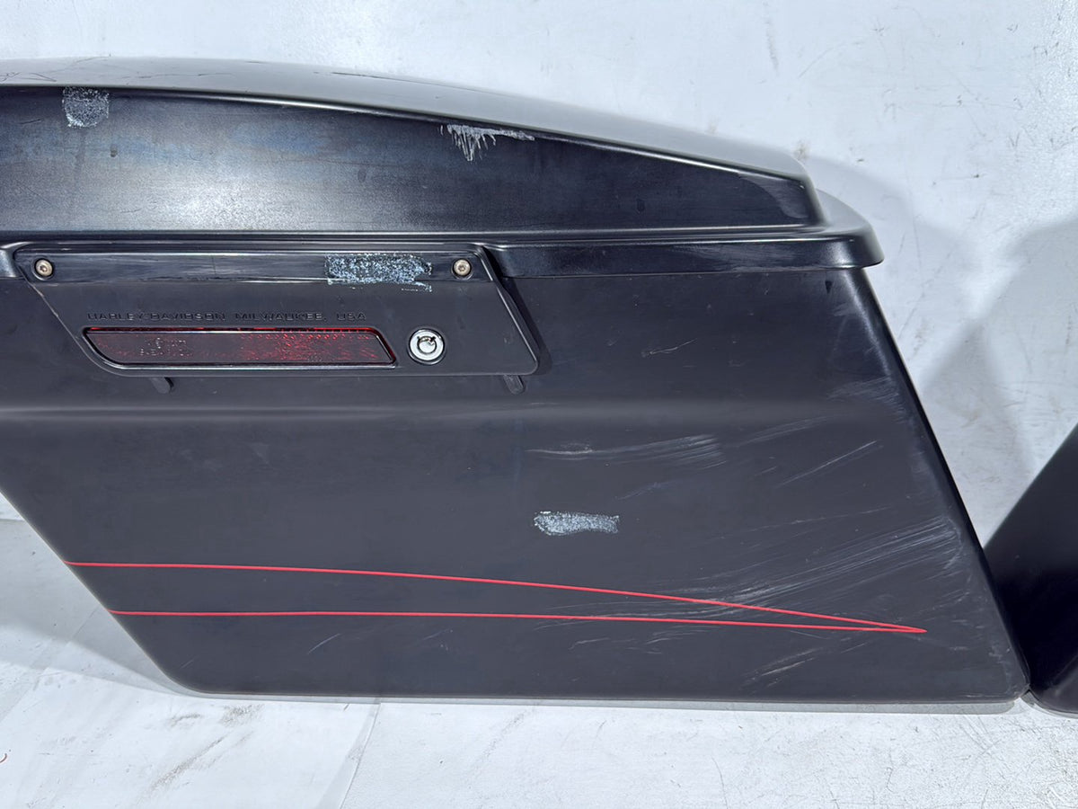 2011 Harley Road Glide Touring FLTRX OEM Left Right Saddlebags Luggage NOKey