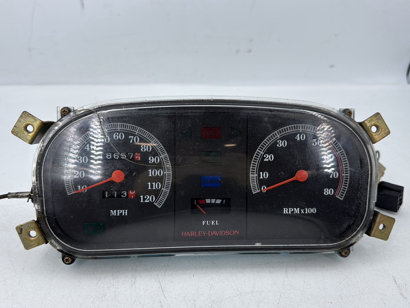 1984 - 1998 Harley-Davidson Touring Electra Glide Classic Speedo Tacho Speedometer Tachometer Gauges 67000-94