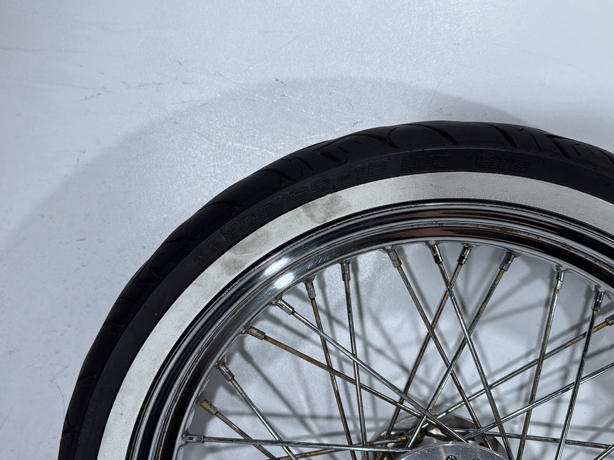 2007 Harley Dyna Street Bob FXDB OEM Front Rear Wheel Rim Tire Spoked