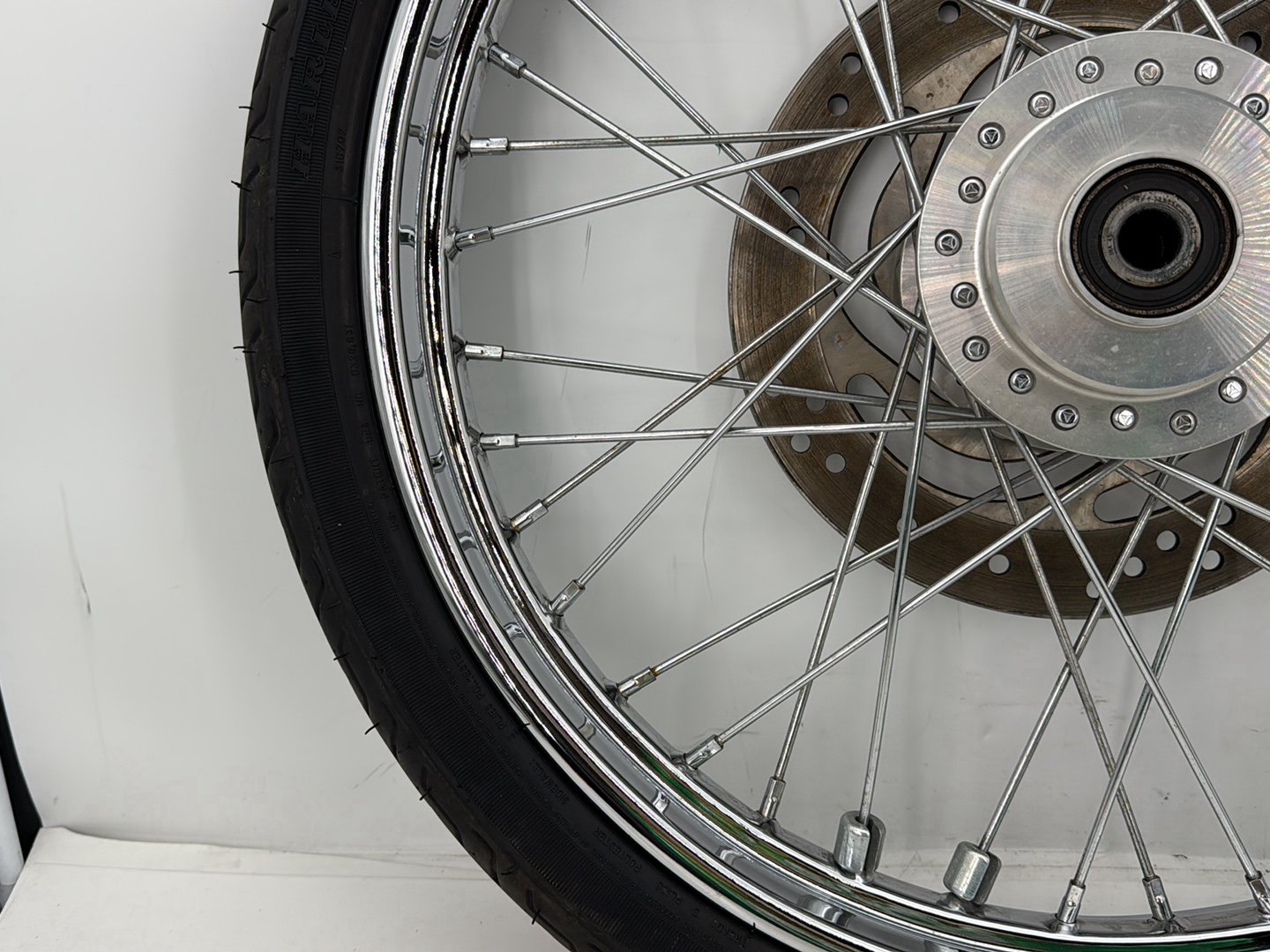 2006 Harley Sportster XL883C 883 Custom OEM Front Wheel Rim Tire Spoked