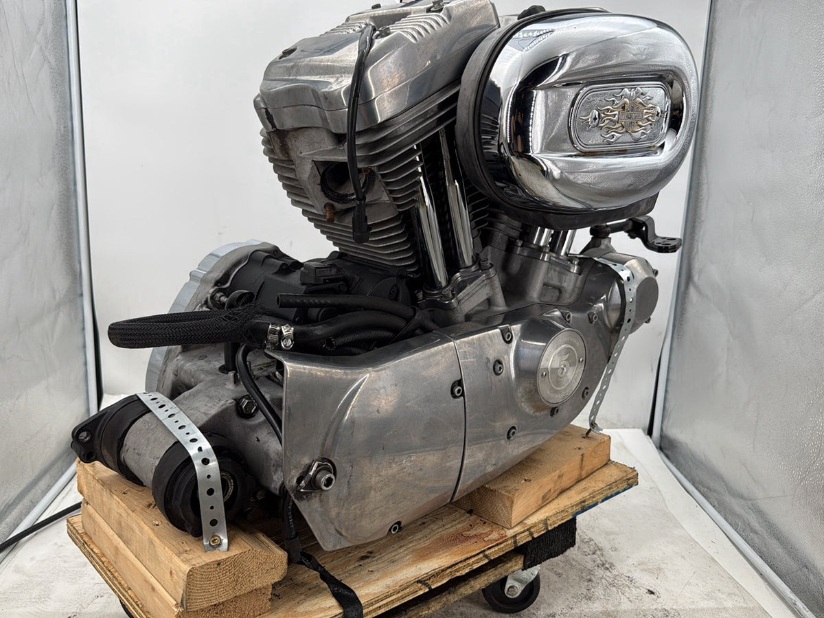 2008 Harley Sportster XL883L 883 Low OEM EFI 883 Engine Motor Transmission 24K