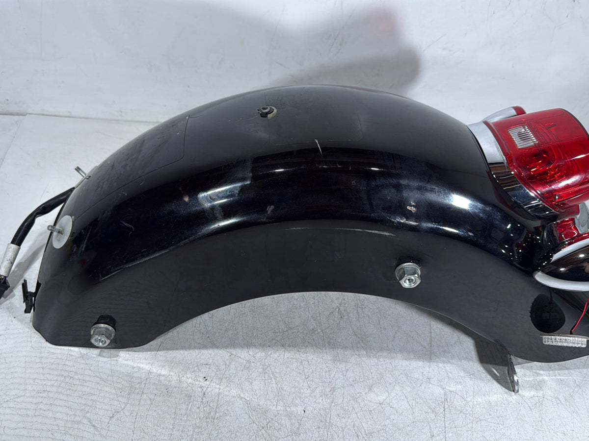 2013 Harley Electra Glide Touring CVO OEM Rear Wheel Fender & Turn Signals Bar