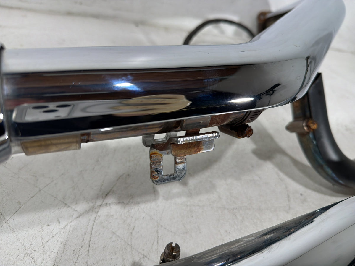 07 Harley Dyna Super Glide Exhaust Header Pipes Muffler Vance & Hines NO Bracket