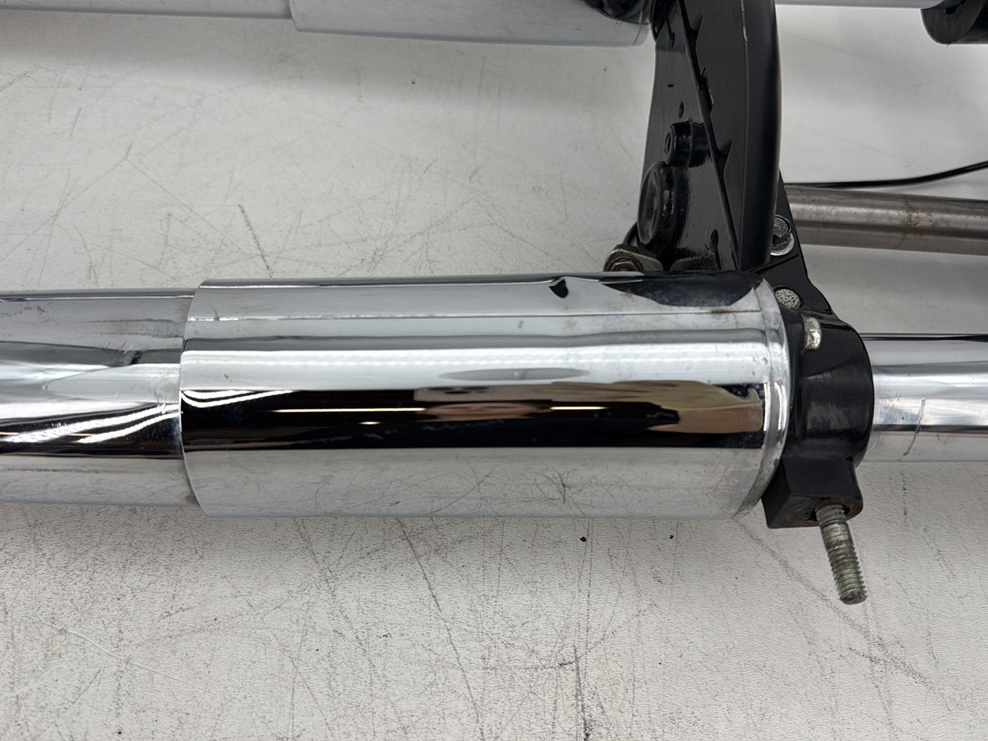 1995 Harley Road King Touring FLHR OEM Front Triple Tree Set & LH RH Fork Legs Sliders