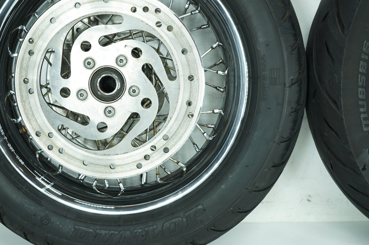 2007 - 2011 Harley-Davidson Touring Road King Classic Front Rear Wheel Rim Tire Spoked 41052-08