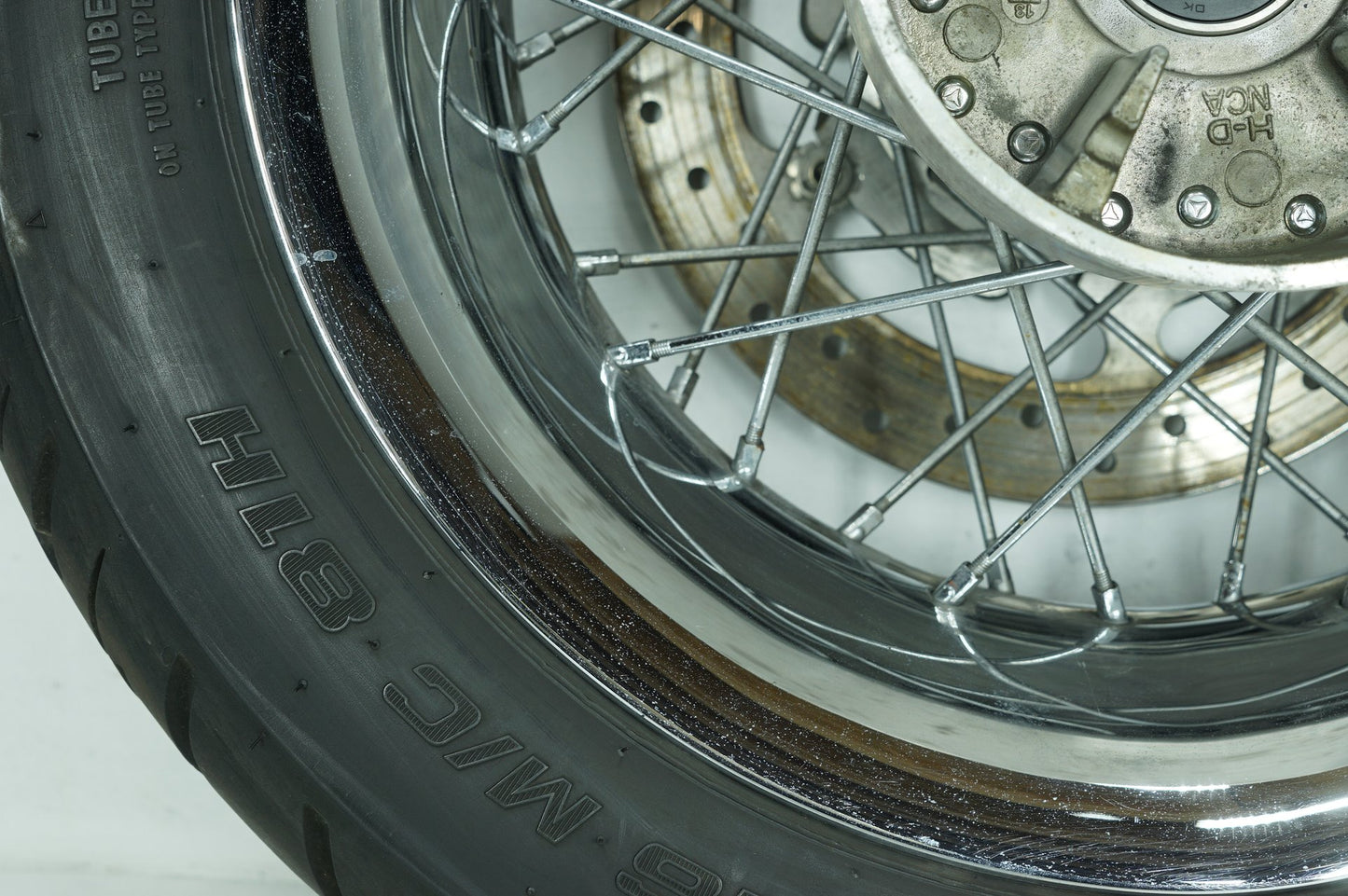 2007 - 2012 Harley-Davidson Touring Electra Glide Classic Rear Wheel Rim Tire Spoked 180/65B16 81H