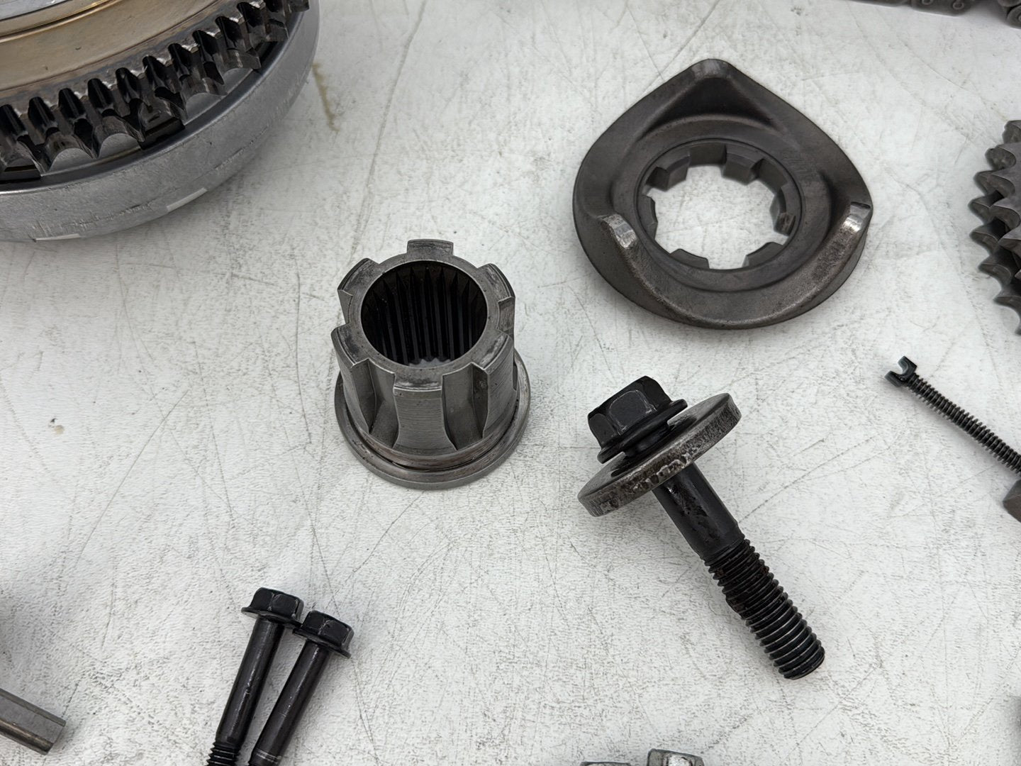 2008 Harley Electra Glide Touring Ultra FLHTCUI OEM Clutch Basket Chain Tensioner Kit
