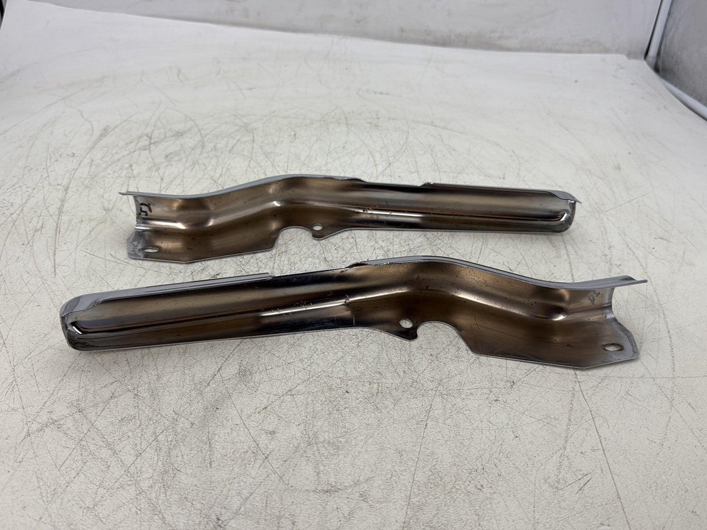 2006 Harley Road King Touring FLHRCI Classic OEM Left Right Saddlebag Fender Struts Brackets