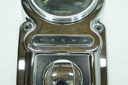 1999 - 2006 Harley-Davidson Dyna Wide Glide Fuel Tank Dash Console Speedometer NOKey 71211-04A