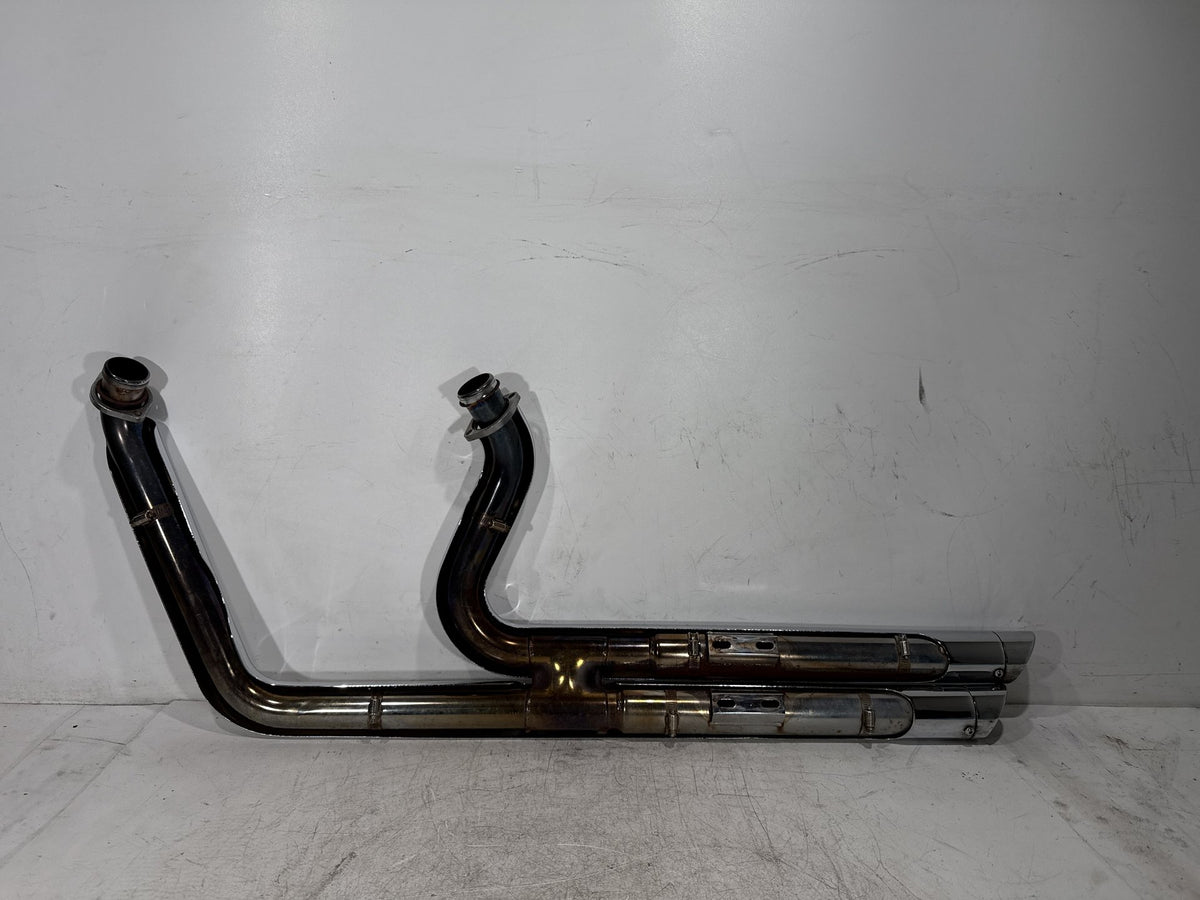 2002 Harley Dyna Wide Glide FXDWG OEM Exhaust Header Pipes Vance & Hines