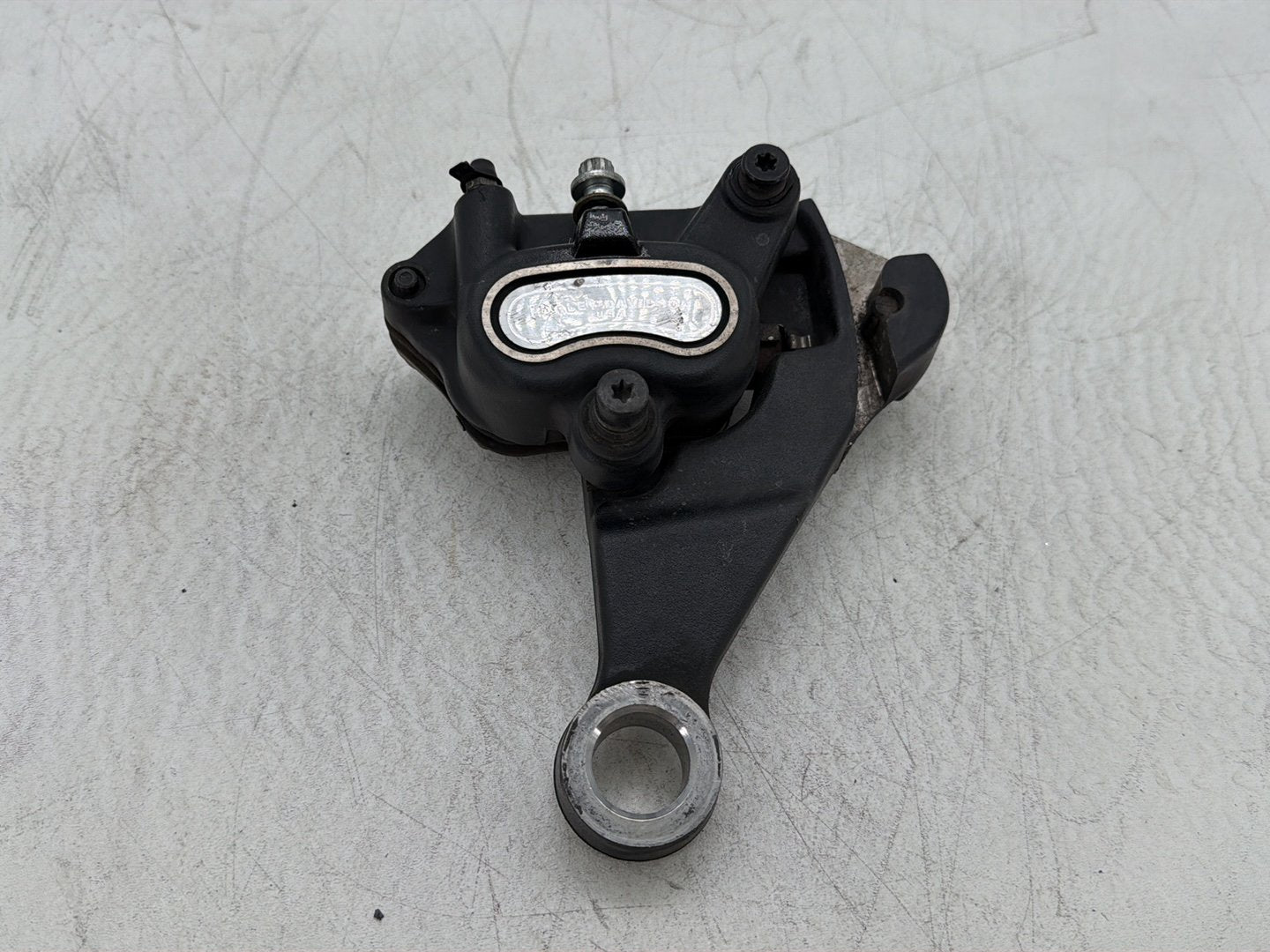 2011 Harley Heritage Softail Classic FLSTC OEM Rear Back Brake Caliper w/ Bracket