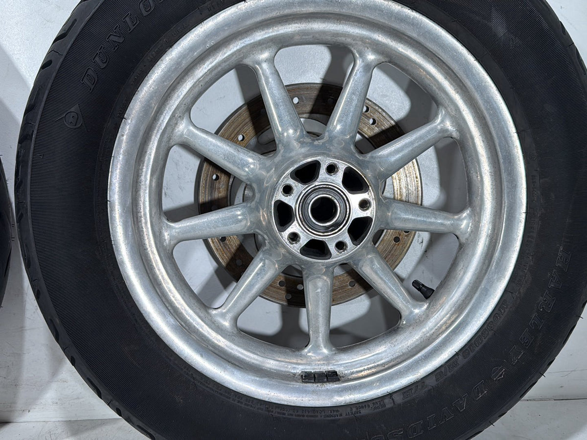 2006 Harley Electra Glide Touring Ultra OEM Front & Rear Wheel Rim Tire 16"