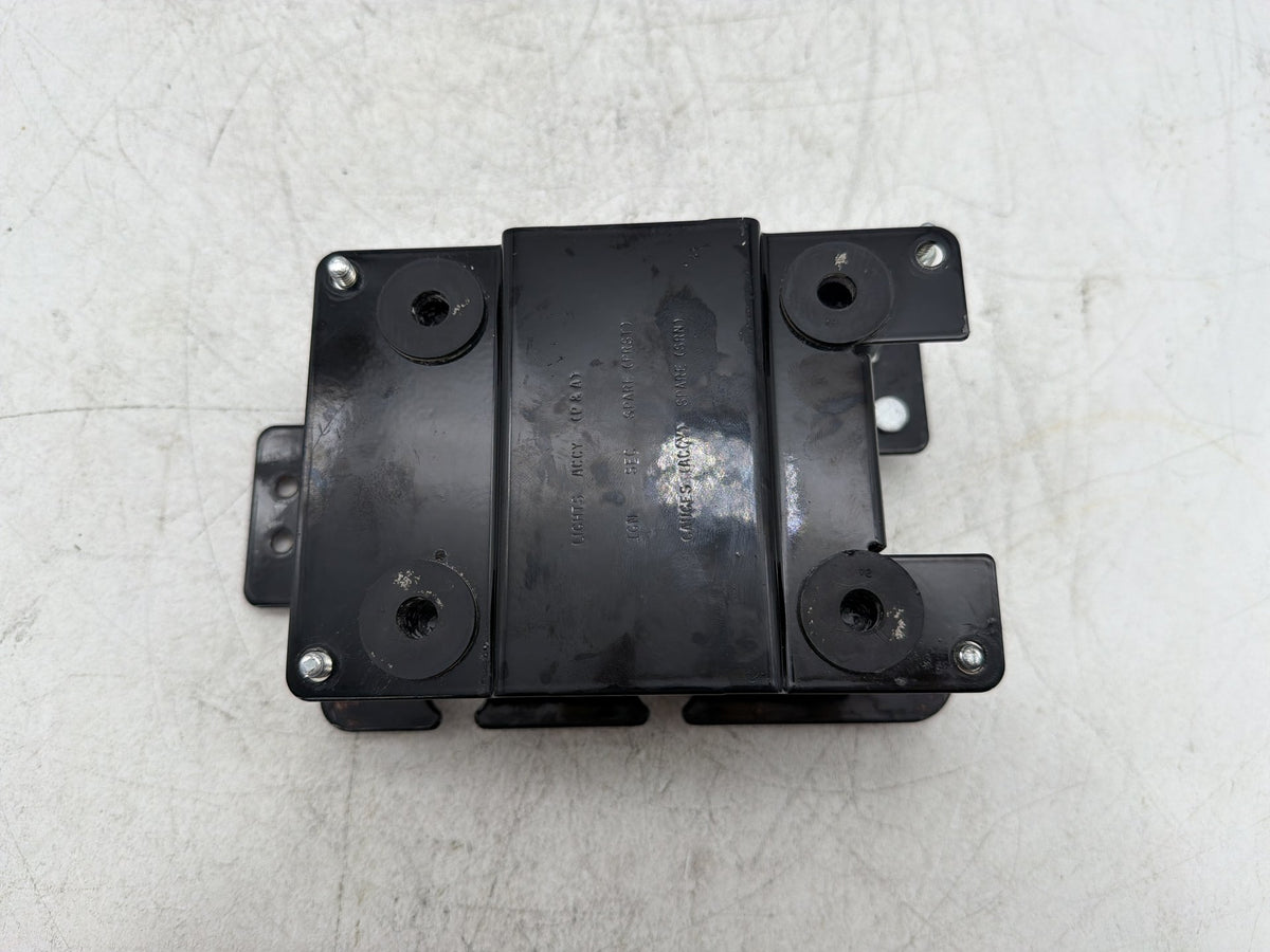 2002 Harley Dyna Wide Glide OEM Electrical Panel Holder Bracket Carrier Caddy