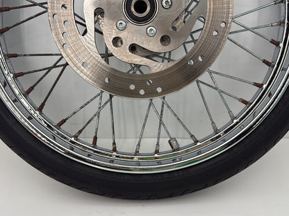2003 Harley Sportster XL1200C 1200 Custom Anniversary OEM Front Wheel Rim Tire Spoked