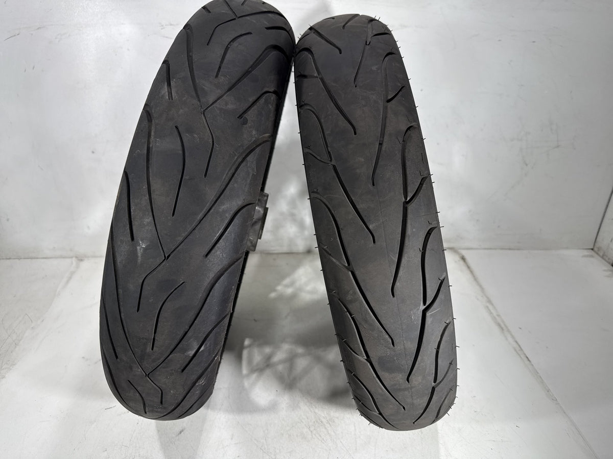 01 Harley Electra Glide Touring Classic OEM Front Rear Wheel Rim Tire Spoked 16"
