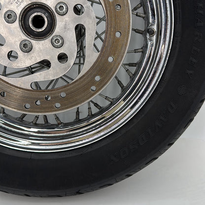 1991 - 2003 Harley-Davidson Sportster Base 1200 Rear Wheel Rim Tire Spoked  	40975-05A