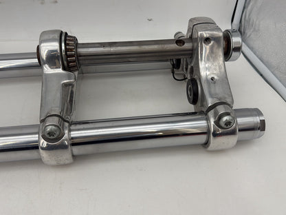 1999 - 2006 Harley-Davidson Dyna Low Rider Front Triple Tree Set & LH RH Fork Legs Sliders 45739-87