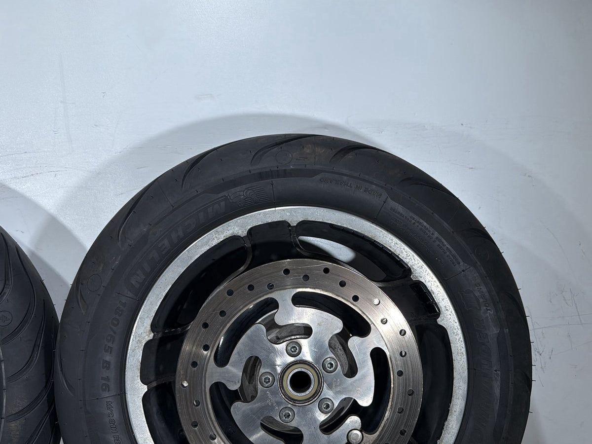 2011 Harley Road Glide Touring FLTRX OEM Front & Rear Wheel Rim Tire