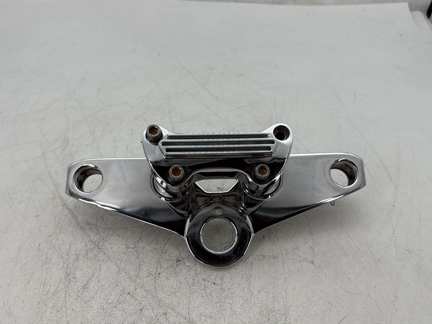 1998 Harley Softail Custom FXSTC OEM Front Fork Upper Triple Tree Clamps