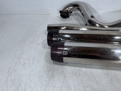 2006 Harley Touring FLHRI Road King OEM Exhaust Header Pipes Muffler