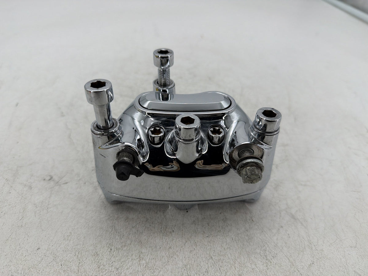 2007 Harley Electra Glide Touring CVO Eagle Front Right 1 Brake Caliper Chrome