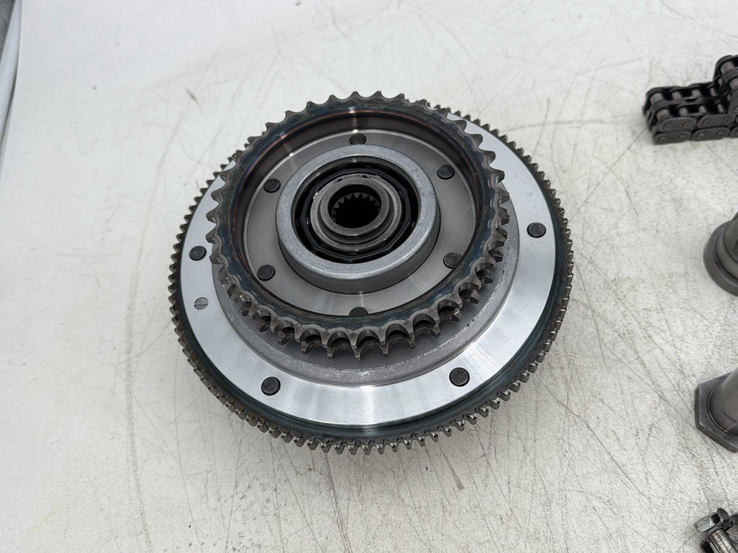 1998 Harley Touring FLHTCUI Electra Glide Ultra OEM Clutch Basket Chain Tensioner Kit