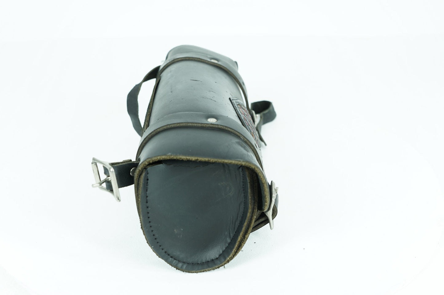 1999 - 2006 Harley-Davidson Dyna Wide Glide Front Onboard Tool Bag Leather Storage Aftermarket