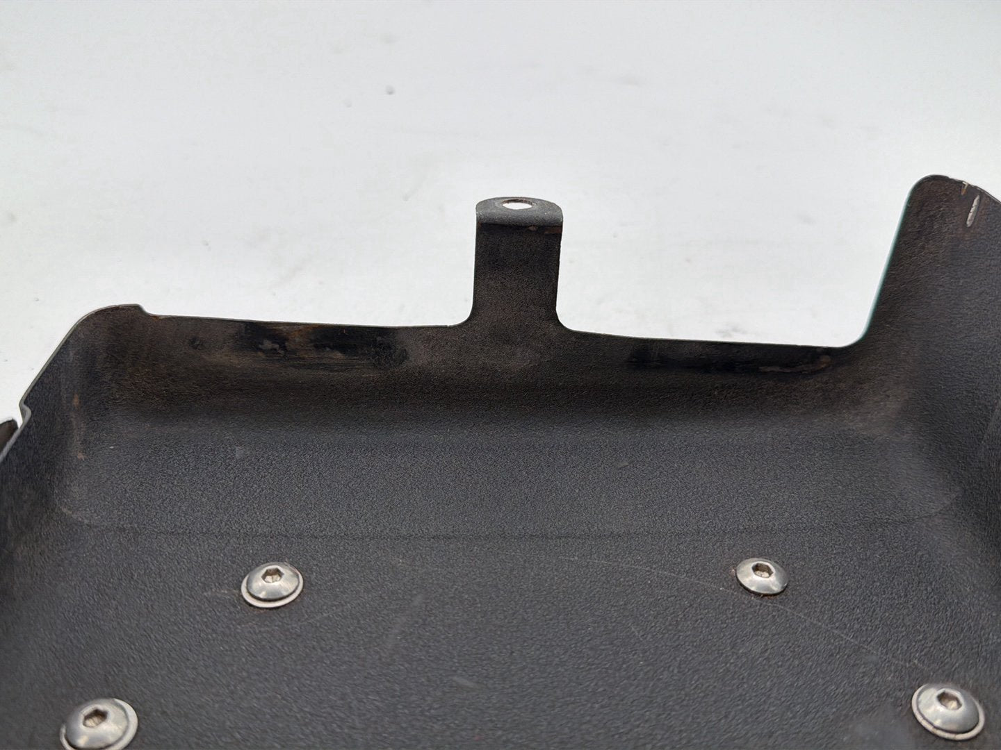 2008 Harley Dyna Fat Bob FXDF OEM Lower Battery Tray Stay Box Cover Panel