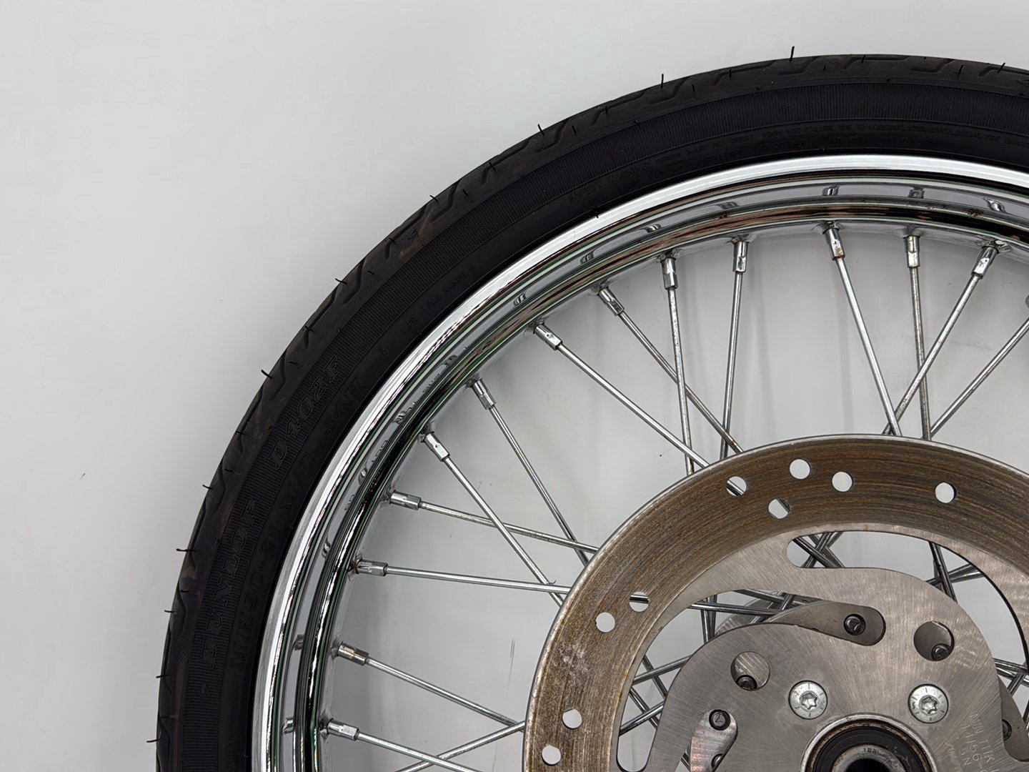 2006 Harley Sportster XL883C 883 Custom OEM Front Wheel Rim Tire Spoked