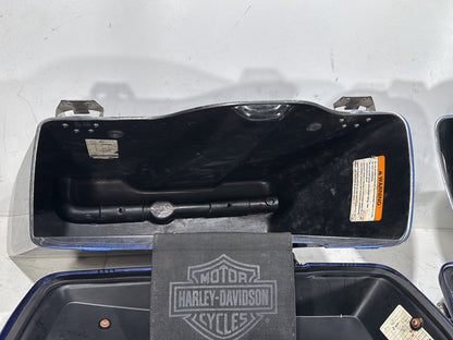 2006 Harley Touring FLHTCI Electra Glide Classic OEM Left Right Saddlebags Luggage NOKey