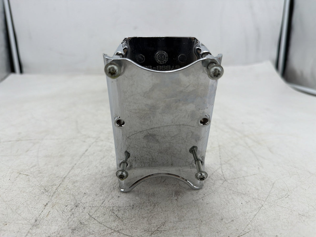 2000 Harley Sportster 1200 Custom XL1200C Front Handlebar Riser Top Clamp Chrome