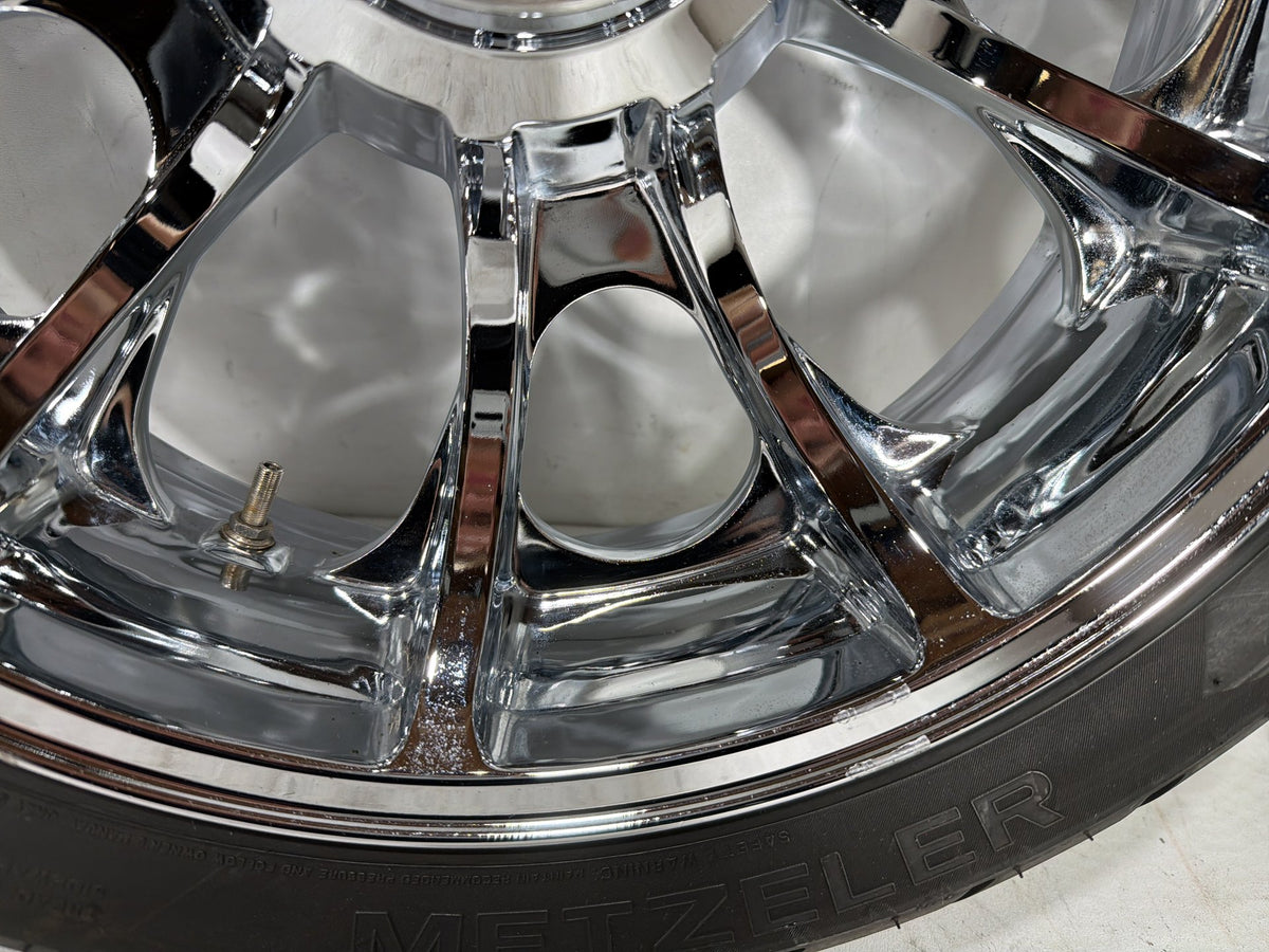 12 Harley Street Glide Touring FLHX OEM Rear Wheel Rim Tire 180/55B18 18" Chrome
