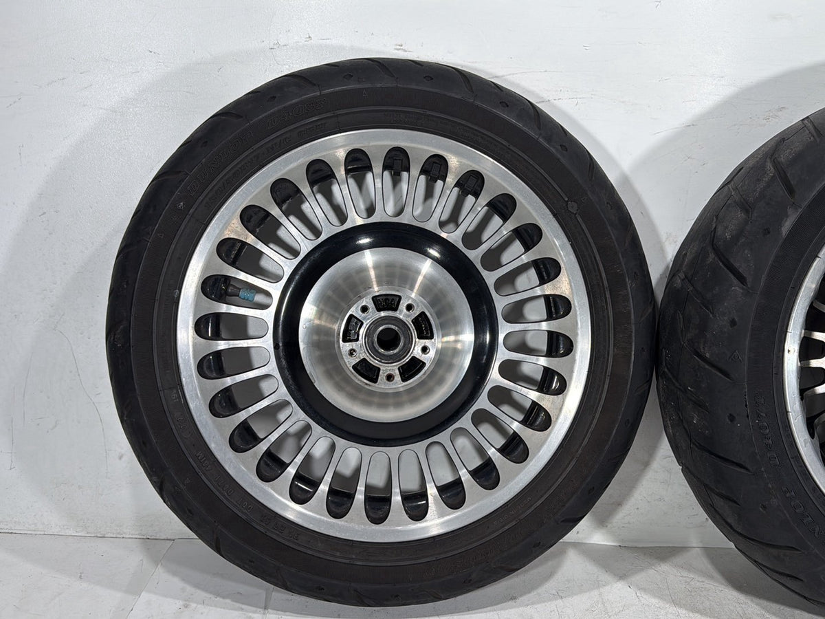 2012 Harley Electra Glide Touring Ultra Front & Rear Wheel Rim Tire 17" 16" NON-abs