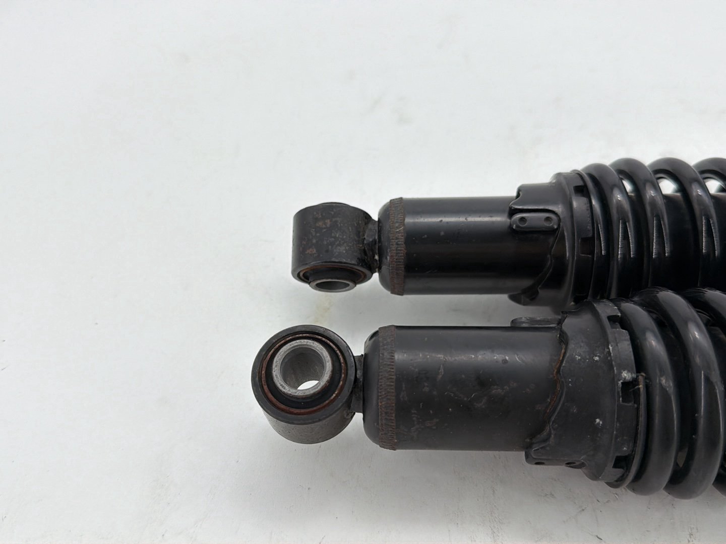 2008 Harley Dyna Fat Bob FXDF Rear Left Right Shock Absorbers BURLY 12"