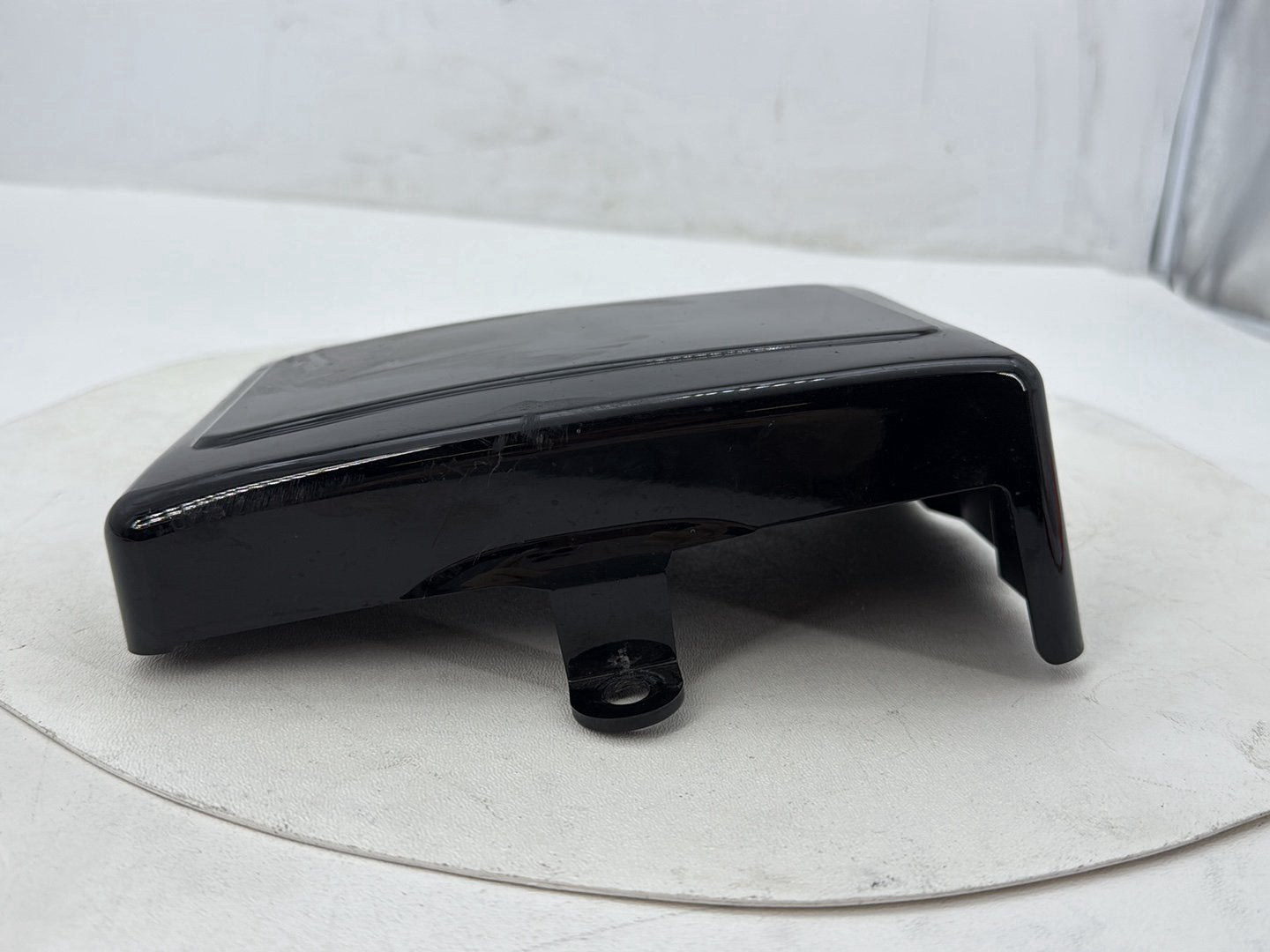 2012 Harley Dyna Fat Bob FXDF 103 OEM Lower Battery Tray Stay Box Cover Panel