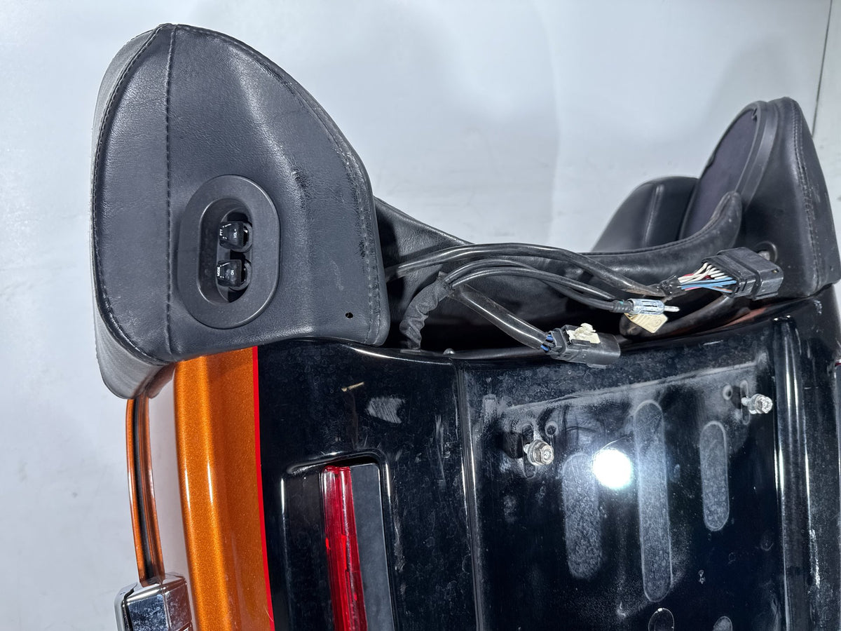 2014 Harley Electra Glide Touring Ultra OEM Pass Backrest Tour Pak Luggage NOKey