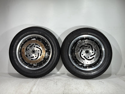 2006 Harley Road King Touring FLHRCI Classic OEM Front & Rear Wheel Rim Tire