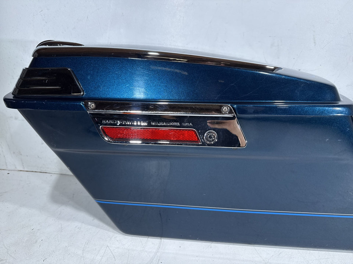 02 Harley Electra Glide Touring Classic OEM Left Right Saddlebags Luggage NOKey