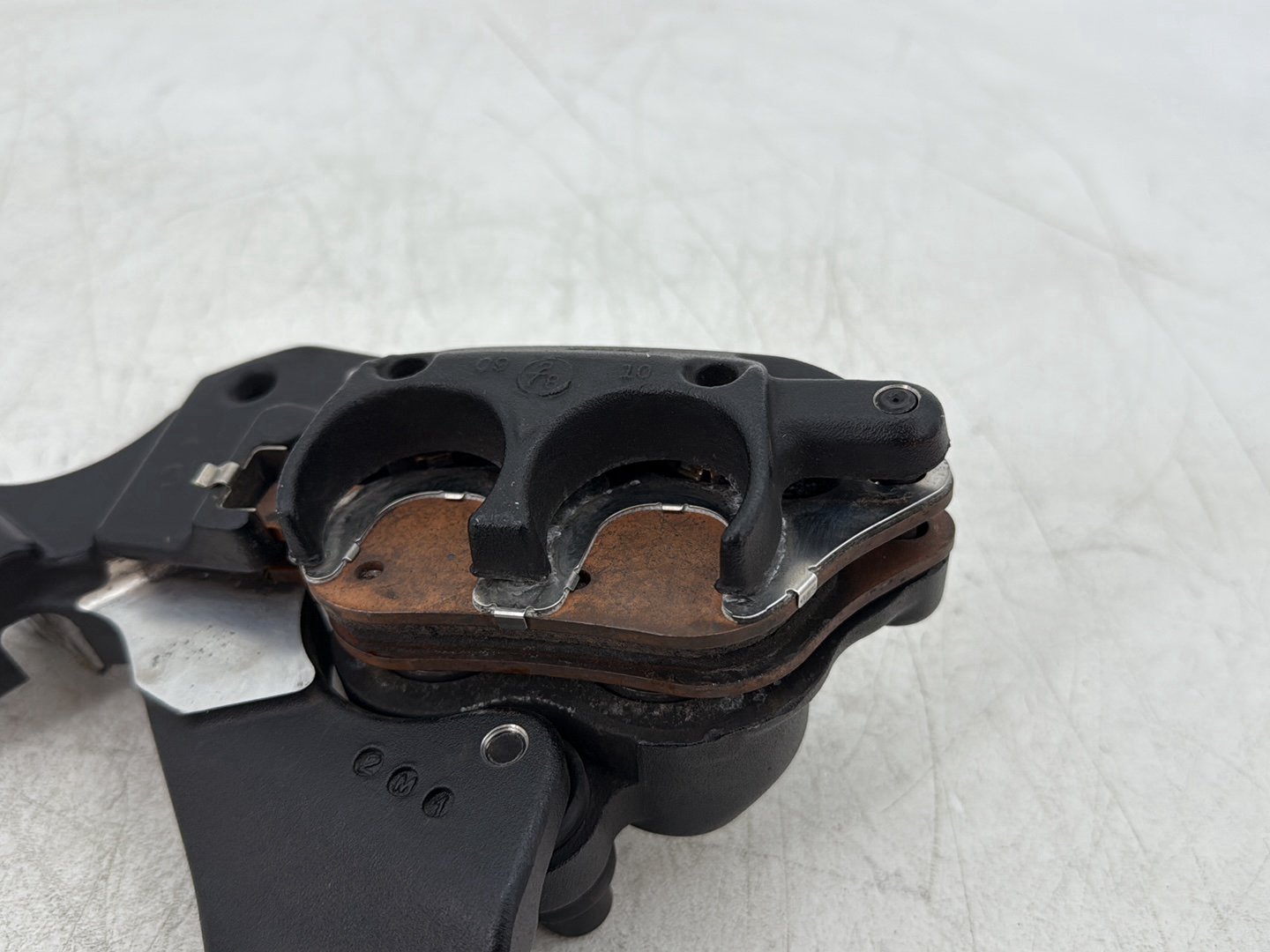 2010 Harley Dyna Fat Bob FXDF OEM Rear Back Brake Caliper w/ Bracket