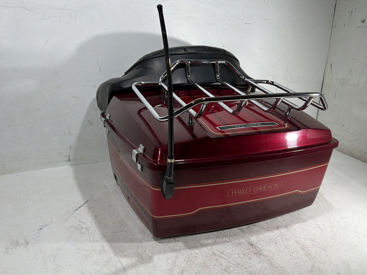 1993 Harley Electra Glide Touring FLHT OEM Pass Backrest Tour Pak Luggage NOKey