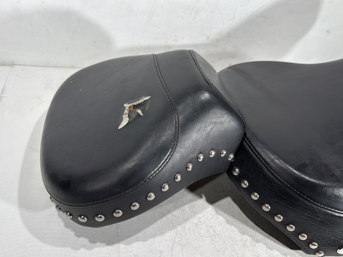 04 Harley Heritage Softail Classic FLSTCI OEM Passenger Rider Driver Seat Saddle