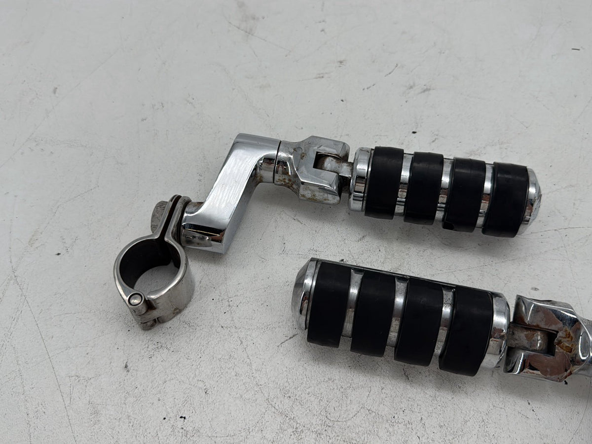 96 Harley Road King Touring Police Front Right Left Highway Foot Pegs Kuryakyn