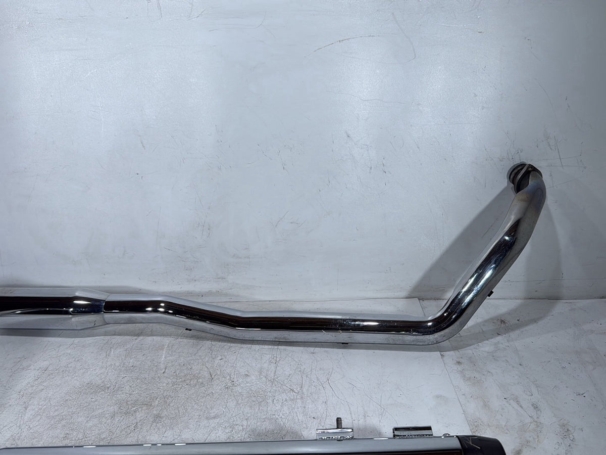 2005 Harley Road King Touring Police OEM Exhaust Header Pipes Muffler