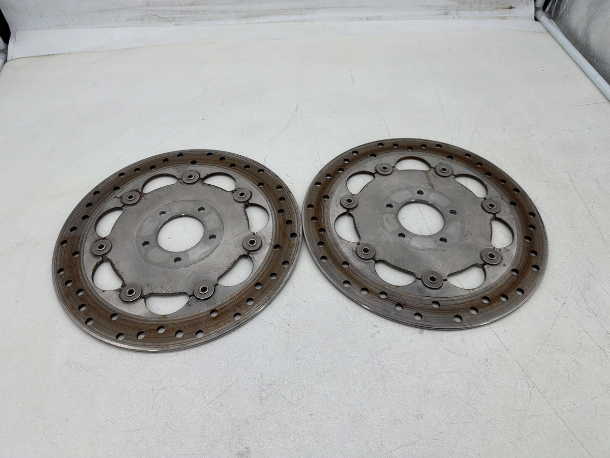 2016 Harley Dyna Fat Bob FXDF 103 OEM Front Brake Rotors Disc Pair