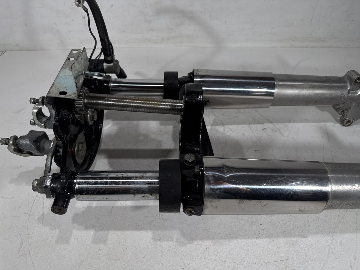 96 Harley Electra Touring Ultra Front Triple Tree Set & LH RH Fork Legs Sliders
