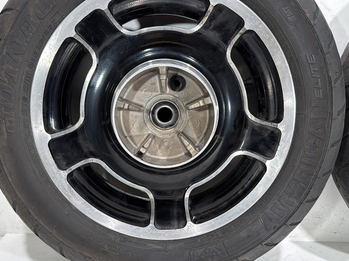 13 Harley Street Glide Touring OEM Front & Rear Wheel Rim Tire AIRSTRIKE 16" 18"