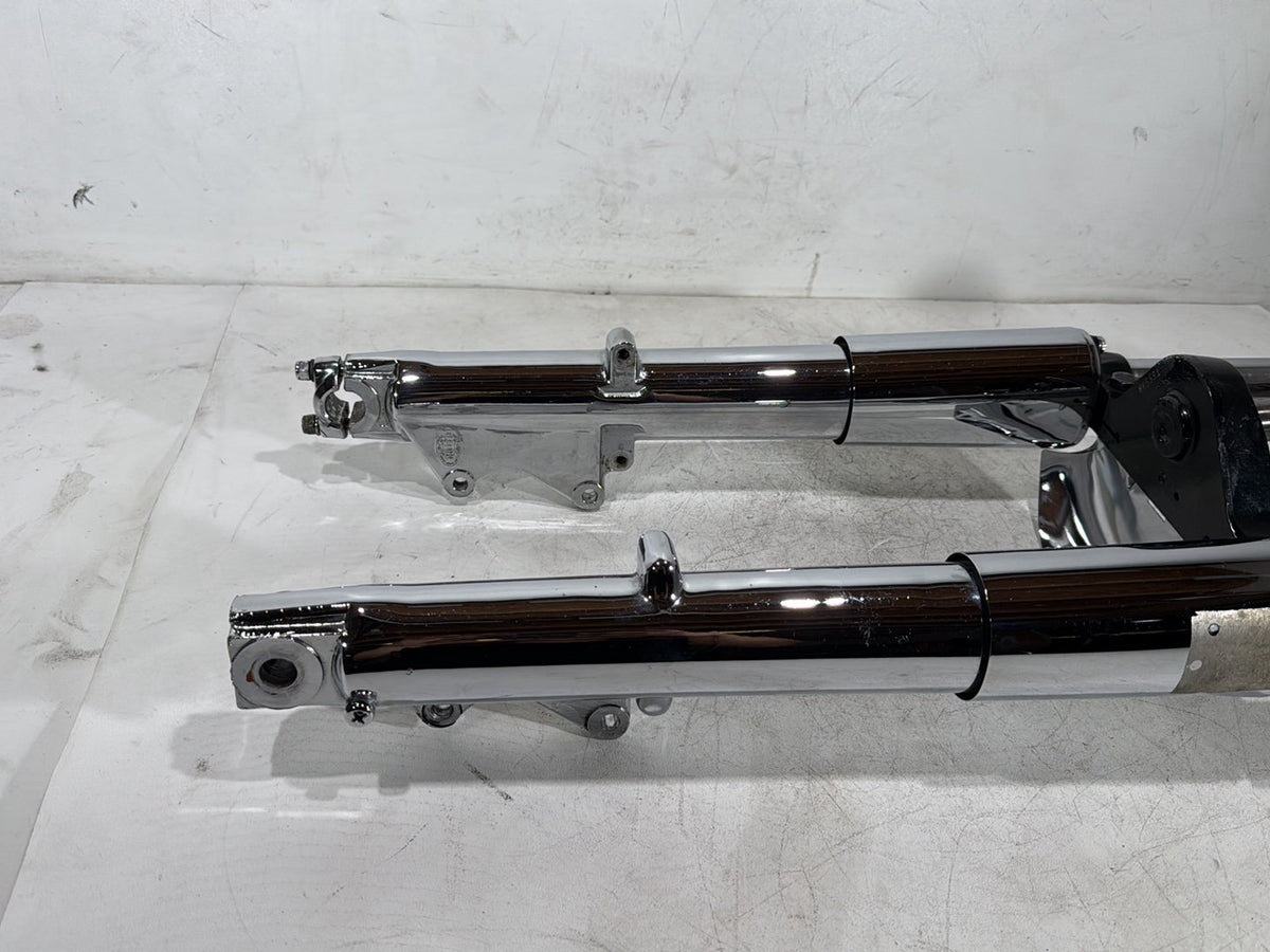 1990 Harley Electra Glide Touring Sport Front Triple Tree Set & LH RH Fork Legs Sliders