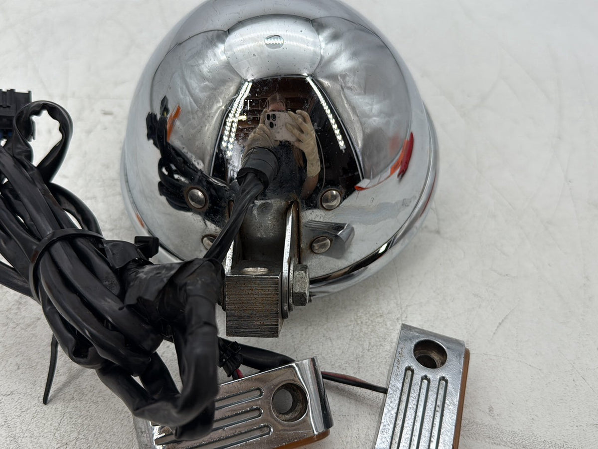 1998 Harley Softail Custom FXSTC OEM Headlight Headlamp Head Lamp Light LED